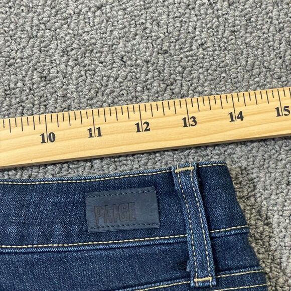 Paige Womens Jeans Size 26 Blue Hoxton Ankle Denim Flawed - Picture 15 of 16